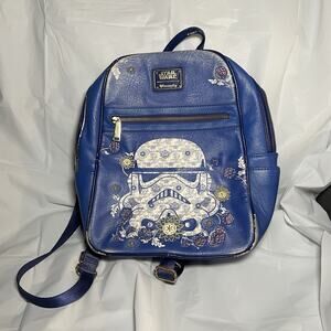 Loungefly Disney Star Wars Storm Trooper Floral Mini Backpack